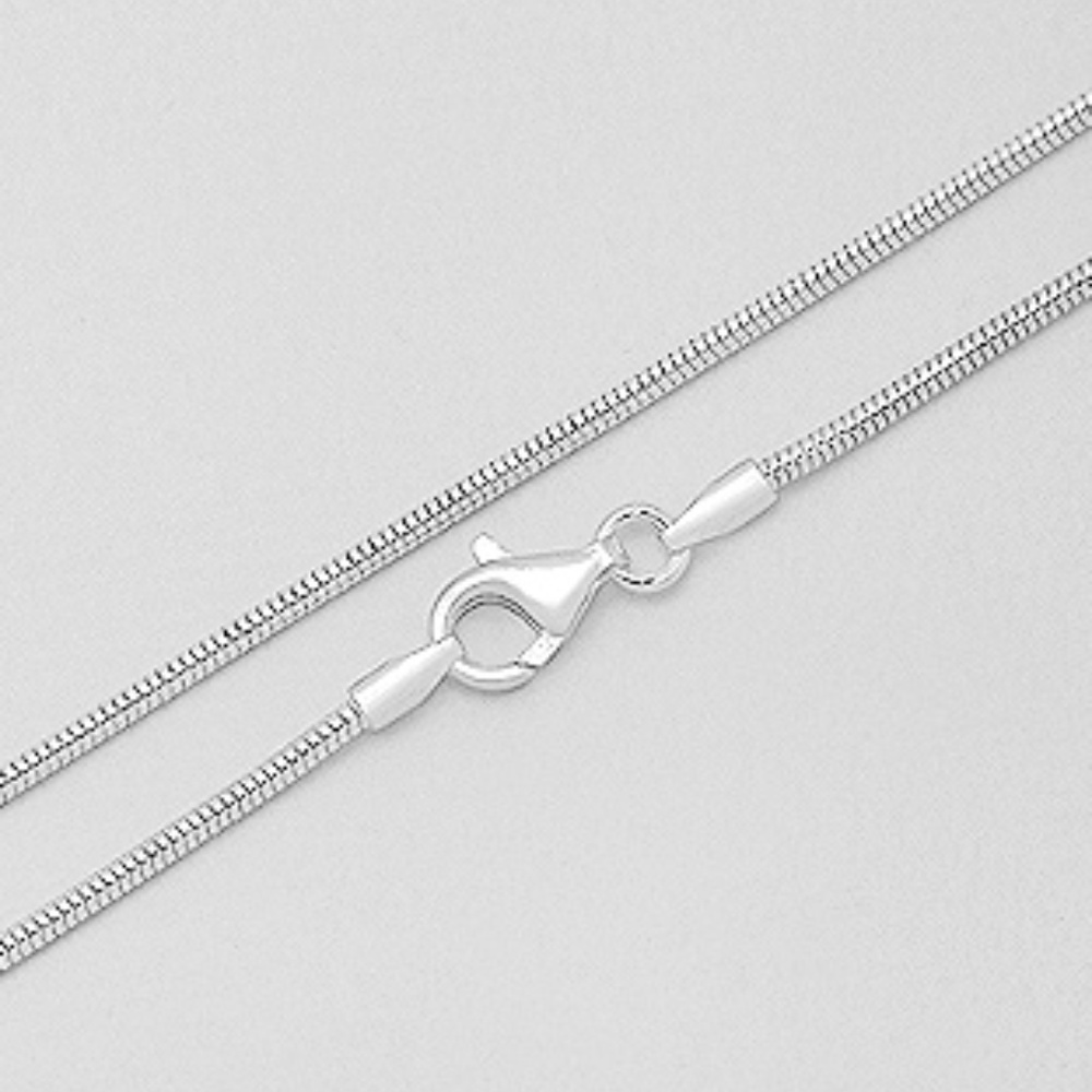 STERLING SILVER (1.5 MM) REGULAR ROUND SNAKE CHAIN